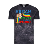 Cloud Black Human Rights Are Not Optional Vintage Tee - BundleAndBundleShop