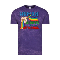 Cloud Purple Human Rights Are Not Optional Vintage Tee - BundleAndBundleShop