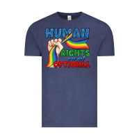 Vintage Denim Human Rights Are Not Optional Vintage Tee - BundleAndBundleShop