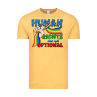 Vintage Mustard Human Rights Are Not Optional Vintage Tee - BundleAndBundleShop