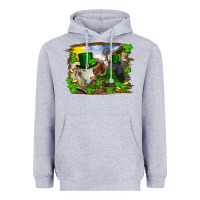 Heather Grey St patrick's day cows Heavyweight Hoodie - RanaPortraitStore