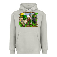 Moon Dust St patrick's day cows Heavyweight Hoodie - RanaPortraitStore