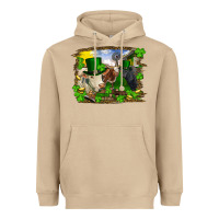 Mushroom St patrick's day cows Heavyweight Hoodie - RanaPortraitStore