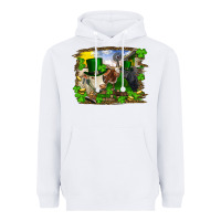 White St patrick's day cows Heavyweight Hoodie - RanaPortraitStore