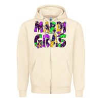 Sandshell mardi gras Zipper Hoodie - JahusDesignShop