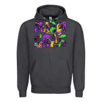 Smoke mardi gras Zipper Hoodie - JahusDesignShop