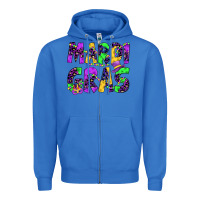 True Royal mardi gras Zipper Hoodie - JahusDesignShop