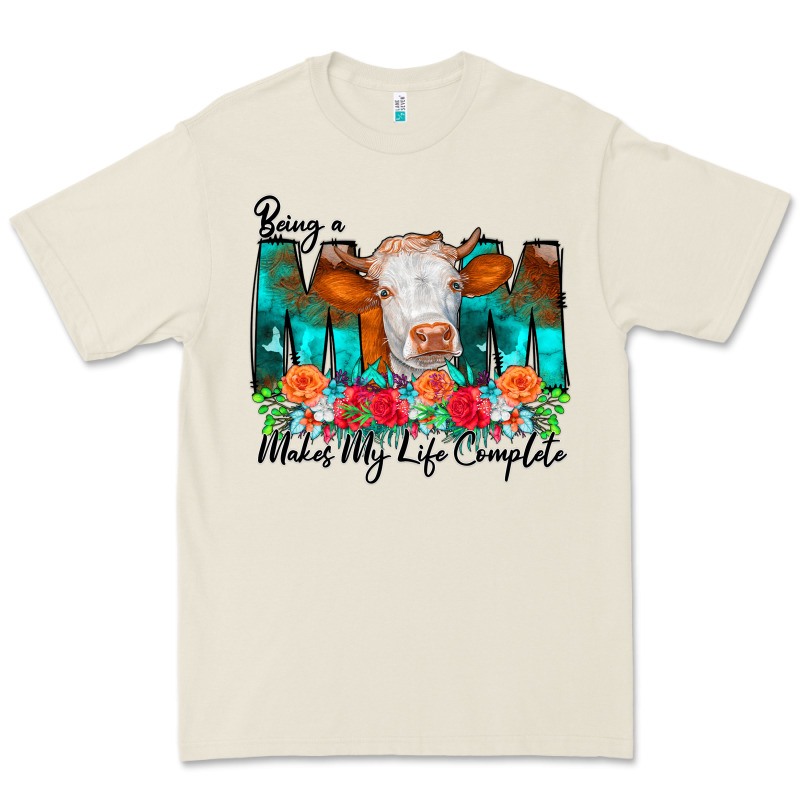 Being A Mom Makes My Life Complete Premium Tee by CowCowDesign | Teevron