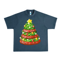 Midnight Navy green chocolate christmas cookie cake Urban Heavy Tee - FaDigitalArtStudio