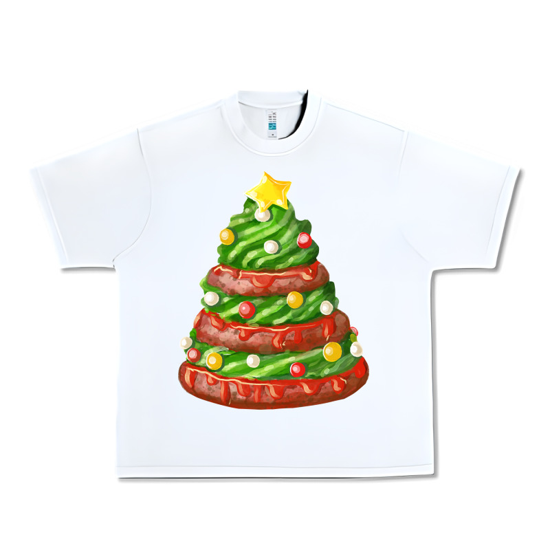 Green Chocolate Christmas Cookie Cake Urban Heavy Tee by FaDigitalArtStudio | Teevron