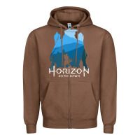 Chestnut horizon zero dawn Zipper Hoodie - DesigneFamous