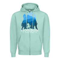 Seafoam horizon zero dawn Zipper Hoodie - DesigneFamous