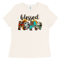 Bone Western Blessed Mama Mother's Day Ladies Tee - FaDigitalArtStudio