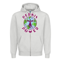 Dove Grey heavyweights power Zipper Hoodie - DesigneFamous