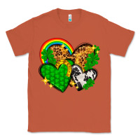 Copper St. Patrick's Day hearts with leopard Classic Tee - HowdyJamesFarm
