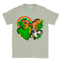 Matcha St. Patrick's Day hearts with leopard Classic Tee - HowdyJamesFarm