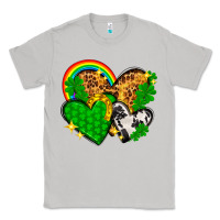 Moon Dust St. Patrick's Day hearts with leopard Classic Tee - HowdyJamesFarm