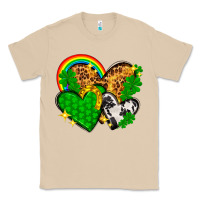 Mushroom St. Patrick's Day hearts with leopard Classic Tee - HowdyJamesFarm