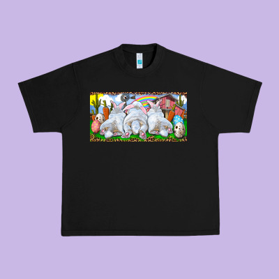 Easter Bunnies Urban Heavy Tee Designed By Ranaportraitstore