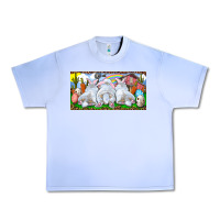 Grape Ice Easter Bunnies Urban Heavy Tee - RanaPortraitStore