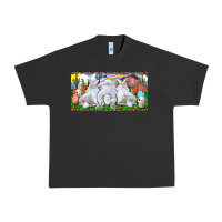 Pigment Black Easter Bunnies Urban Heavy Tee - RanaPortraitStore