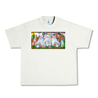 Pistachio Easter Bunnies Urban Heavy Tee - RanaPortraitStore