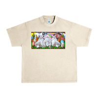 Sandshell Easter Bunnies Urban Heavy Tee - RanaPortraitStore