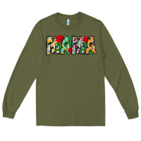 Army Green floral animal print mama Long Sleeve Tee - CowhideDigitalArt