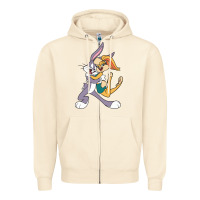 Sandshell bugs bunny and lola bunny Zipper Hoodie - DesigneFamous