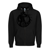 Black goku super saiyan ultra dragon Zipper Hoodie - DesigneFamous