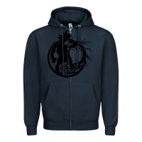 Navy goku super saiyan ultra dragon Zipper Hoodie - DesigneFamous