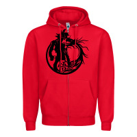 Red goku super saiyan ultra dragon Zipper Hoodie - DesigneFamous