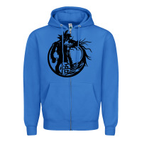 True Royal goku super saiyan ultra dragon Zipper Hoodie - DesigneFamous