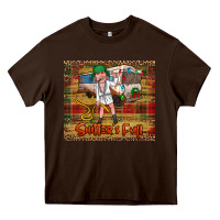 Chocolate Brown shitters full merry christmas Heavy Core Tee - Jasminsmagicworld