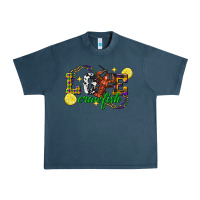 Midnight Navy mardi gras love crawfish Urban Heavy Tee - FaDigitalArtStudio