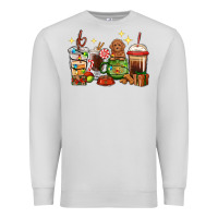 Dove Grey Christmas coffee cups with Poodle Premium Sweatshirt - RanaPortraitStore