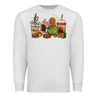 Oatmeal Heather Christmas coffee cups with Poodle Premium Sweatshirt - RanaPortraitStore