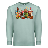 Seafoam Christmas coffee cups with Poodle Premium Sweatshirt - RanaPortraitStore