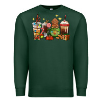 Sports Green Christmas coffee cups with Poodle Premium Sweatshirt - RanaPortraitStore