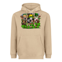 Mushroom St patrick's day heifers Heavyweight Hoodie - RanaPortraitStore