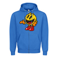 True Royal pacman Zipper Hoodie - DesigneFamous