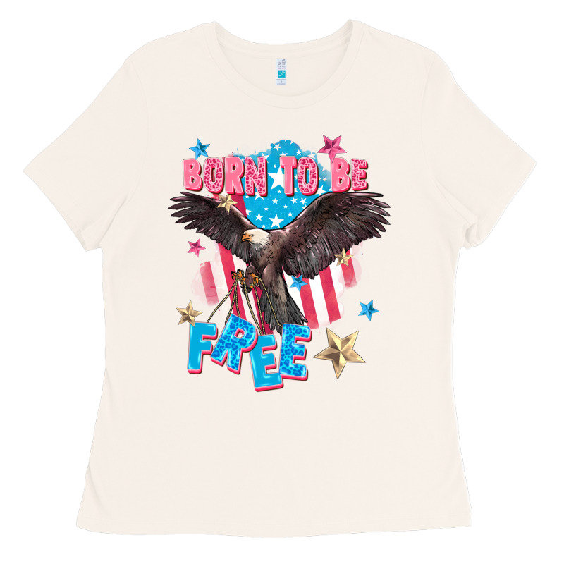 Born To Be Free Ladies Tee by FaDigitalArtStudio | Teevron