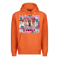 Carrot Breast Cancer Together Fight Premium Hoodie - Artiststas
