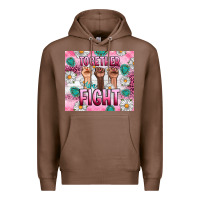 Chestnut Breast Cancer Together Fight Premium Hoodie - Artiststas
