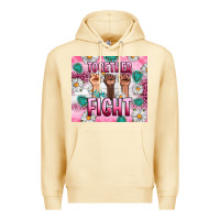 Pina Colada Breast Cancer Together Fight Premium Hoodie - Artiststas