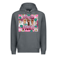 Rock Breast Cancer Together Fight Premium Hoodie - Artiststas
