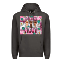 Smoke Breast Cancer Together Fight Premium Hoodie - Artiststas