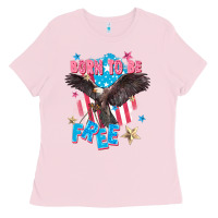 Bubblegum Pink Born to be free Ladies Tee - FaDigitalArtStudio
