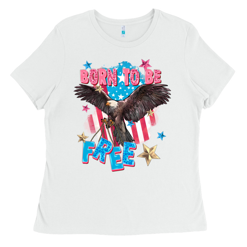 Born To Be Free Ladies Tee by FaDigitalArtStudio | Teevron