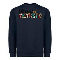 Navy blessed teacher Heavyweight Sweatshirt - JahusDesignShop